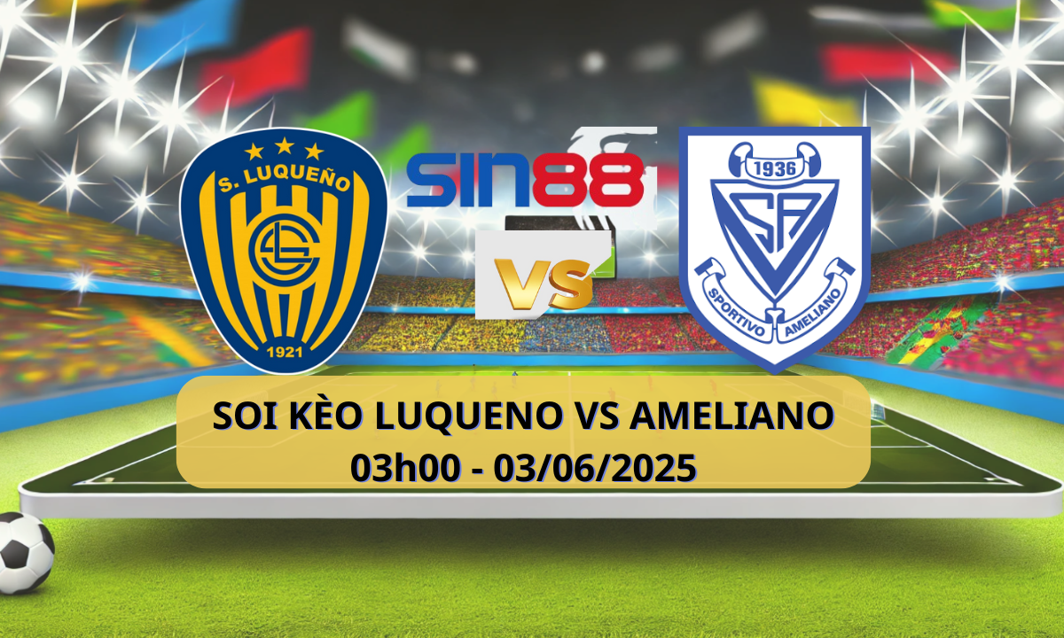 Trận đấu Luqueno vs Ameliano làm nền